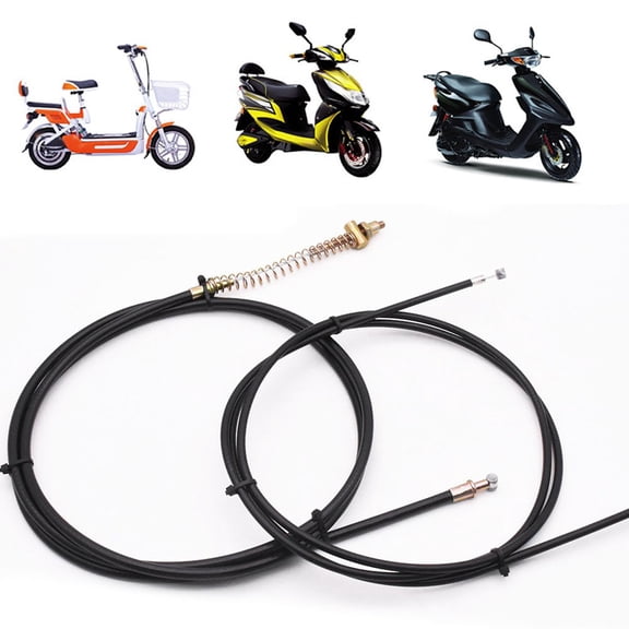1Pc Electric Vehicle Brake Cable Brake Line For Ebike Rear Drum Brake Lines For Electric Bike Moto Rear Front Cable Accessories 2.2M Rear Fangkenuo