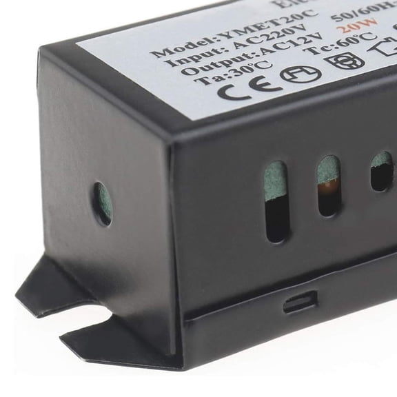 1Pc Electronic Transformer Halogen/Xenon Ac220V 50/60Hz Output 220V Input/12 Vac Transformer Electrical Equipment Parts 20W Smile Home