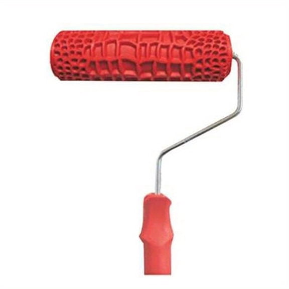 1Pc Embossed Rubber Drum Print Roller Paint Liquid Wallpaper Diatom Ooze Embossed Mold