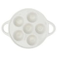 1Pc Escargot Plate Ceramic Snail Plate Conch Baking Tray Kitchen Gadget