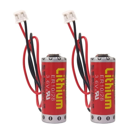 1Pc FX2NC-32BL Replacement Battery for Mitsubishi 3.6V PLC ER10/28 ER10280 3.6V PLC Battery