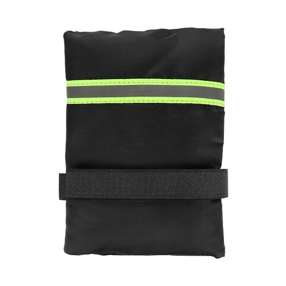 1Pc Faucet Freeze Protection Cover - Outdoor Faucet Insulation Cover with Reflective Strip, Universal Fit Faucet Winterizer for Cold Weather, Easy Install Anti-Icing Faucet Jacket (21x17cm,Green)