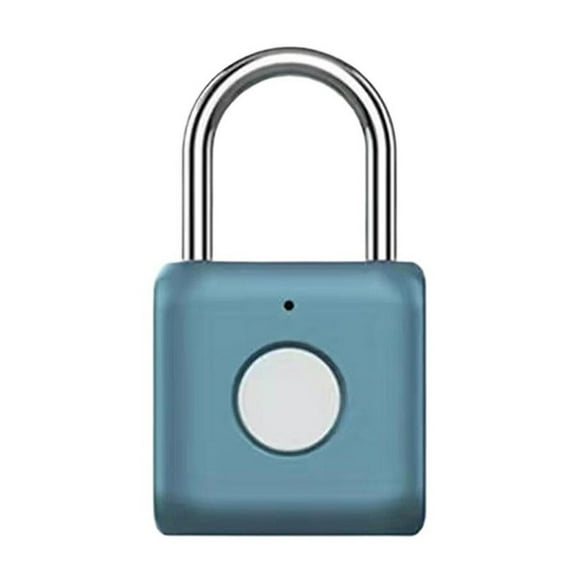 1Pc Fingerprint Lock Keyless Waterproof Anti-Theft Smart Lock Fingerprint Padlock With Intelligent Alarm System For Home Securty