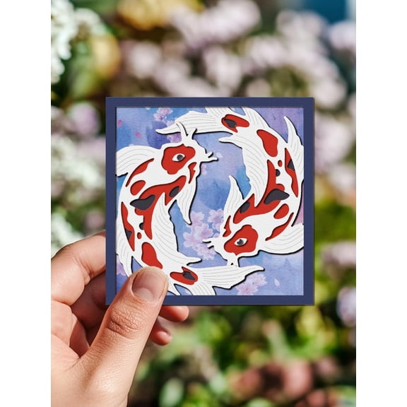 1Pc Fish Cut Dies Fish Theme Carbon Steel Cutting Dies Stencils Scrapbooking Template for DIY Scrapbooking Photo Album Decorative Embossing Paper Card Crafts Supply 159x150x0.8mm