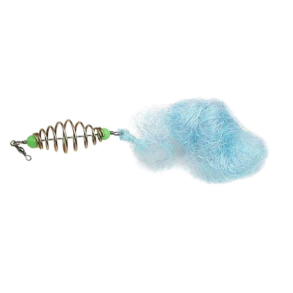1Pc Fishing Net Trap with Copper Spring Bait Cage, 5 Mesh (1.0" Hole) Hookless Shoal Netting Tackle for Crappie Tilapia