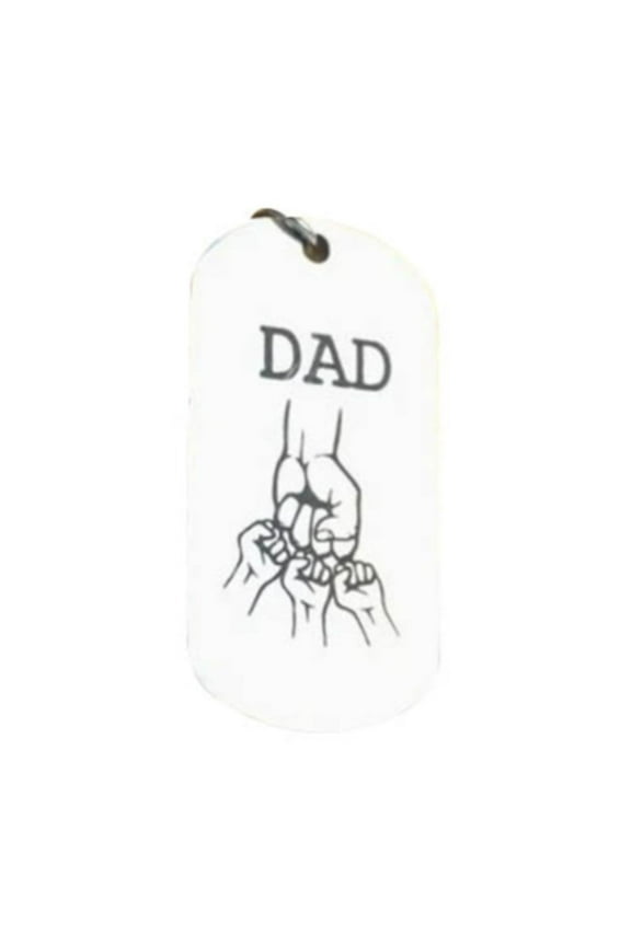 1Pc Fist Keychain Men'S Keychain Pendant Stainless Steel For Keychain Bag (I)
