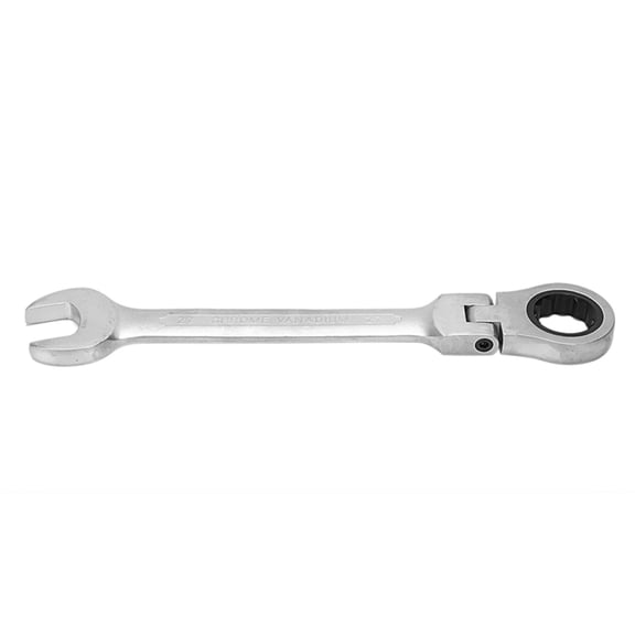 1Pc Flexible Head Ratchet Spanner Open End And Ring Wrenches Tool 27mm
