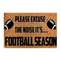 1Pc Floor Mat 40X60Cm Please Excuse The Noise It'S Football Season Funny Cute Doormat Door Mat Welcome Friends Doormat Funny Doormat New Door Mat