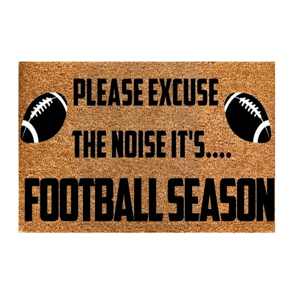 1Pc Floor Mat 40X60Cm Please Excuse The Noise It'S Football Season Funny Cute Doormat Door Mat Welcome Friends Doormat Funny Doormat New Door Mat