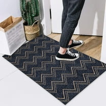 1Pc Floor Mat Door Mat Indoor Outdoor Non-Slip Low-Profile Design Floor Mat Crystal Velvet Carpet Durable Trap Dirt and Front Door Welcome Mat Entry Mats