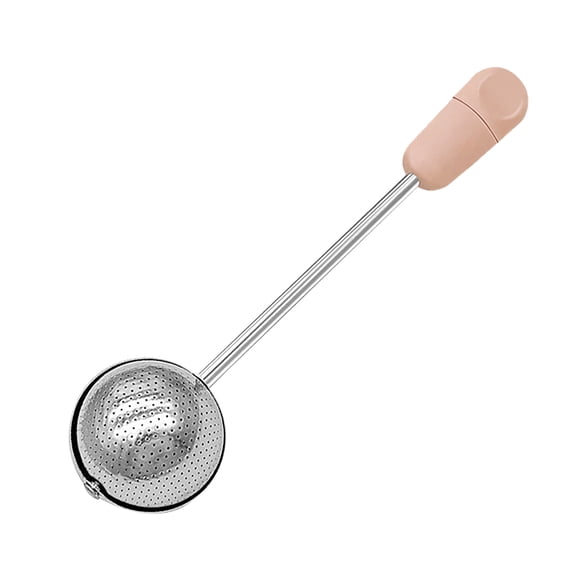 1Pc Flour Sifter for Baking, One-hand Operation Sugar Dispenser, Stainless Steel Powdered Sugar Shaker Duster, Powdered Sugar & Flour Duster Wand for Dusting Desserts, Baking & Cocktails