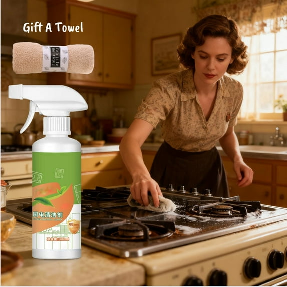 1Pc Fly Cleanse Spray,Fly Cleaner,Flycleanse Kitchen Cleaner,Natural Enzyme Formula To Household Appliances,Fly Clease Multi-Purpose Cleaner, Multi-Purpose Cleaner For Hood, Oven, Stove & More