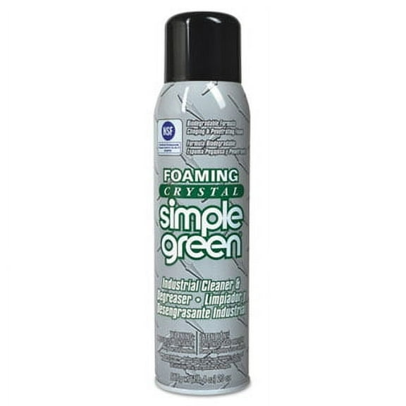 1Pc Foaming Crystal Simple Green Industrial Cleaner and Degreaser, 20 oz (12 PK)