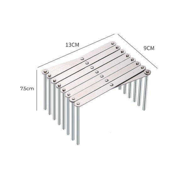 1Pc Foldable Kitchen Dish Drain Rack Dinnerware Storage Organizer Tray Plate Drying Shelf Cups Display Stand Drainer Holder