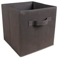 thumbnail image 1 of 1Pc Foldable Storage Box,Non-Woven Folding Box Cabinet Drawer Box Coverless Storage Box Portable Square Dark Gray,Square Foldable Storage Bins Organization And Storage Closet Organizer Storage, 1 of 2