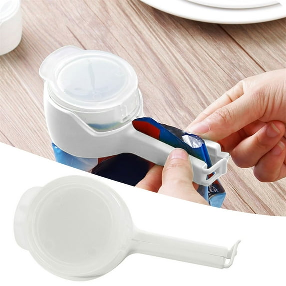 1Pc Food Clips,Food Preservation Sealing Clips: Ideal tools to Keep Food Fresh and Spoilage,White Food Preservation Sealing Clip,Kitchen Clip