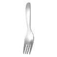 thumbnail image 1 of 1Pc Fork or 1Pc Spoon or 1Pc Fork and 1Pc Spoon or 1Pc Fork and 1Pc Spoon and 1Pc Plastic Silverware Container Set, Food Grade Stainless Steel Flatware Cutlery Set for Home Kitchen(Silver1,5.2x2.7"), 1 of 9