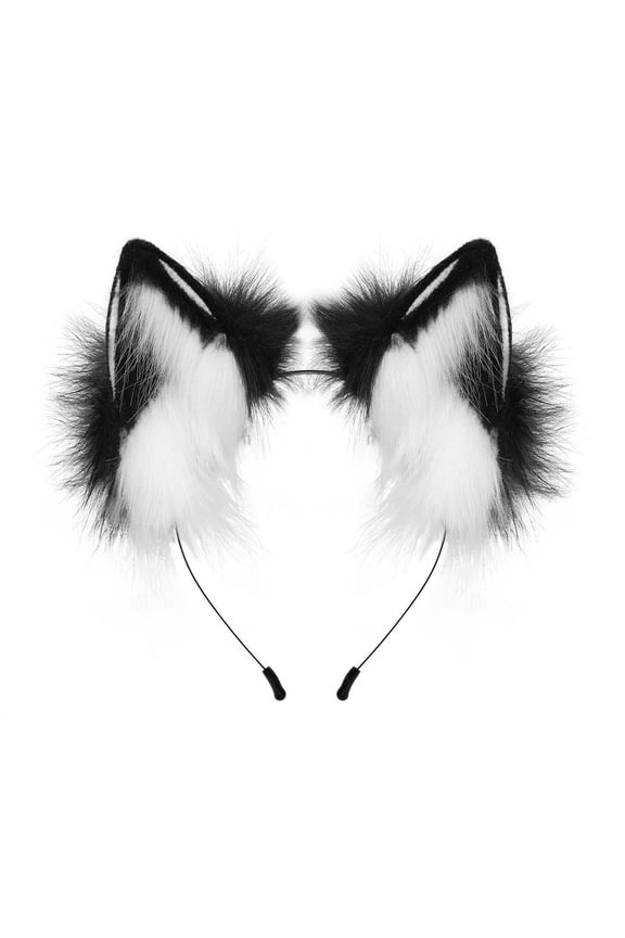 1Pc Fox Long Fur Ears Hair Headwear, 2026 Fox Faux Fur Ears Headbands Party Hair Accessories Headpiece — LAILLSH 2026 New