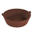 thumbnail image 1 of 1Pc Fryer Grill Pan - Reusable Silicone Liner, Thickened Fryer Baking Pan, Non-Stick Fryer Accessories for Home Kitchen, 1 of 8