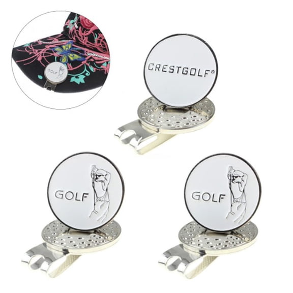 1Pc GOLF Cap Clips Golf Ball Markers Hat Clip Training Accessories