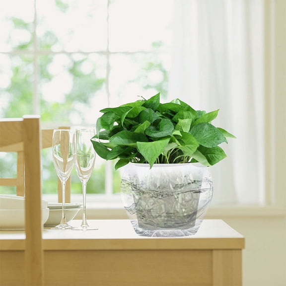 1Pc Garden Planter Transparent Root Control Pot with Airflow and Water Drainage