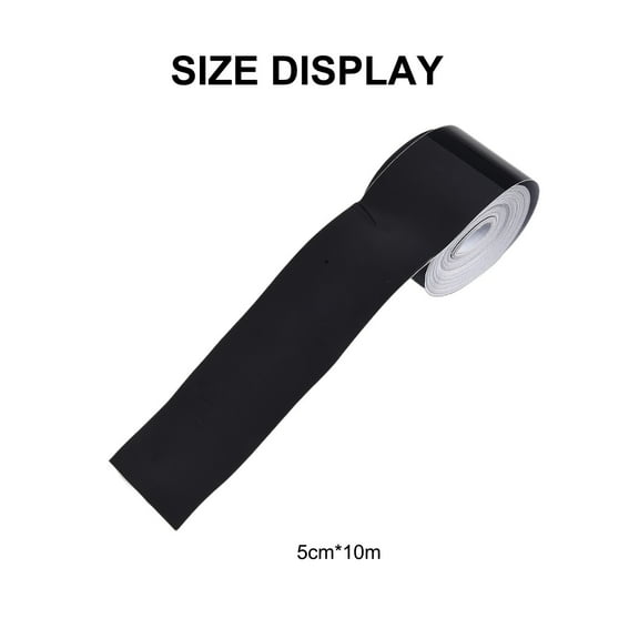 1Pc Gloss Black Vinyl Wrap, Cars Vinyl Film Tapes Kit for Blackout Chrome Delete Window Trim Door with Tools (2in x 32.8feet)