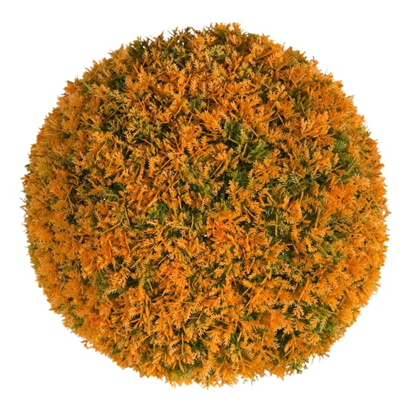 1Pc Green Leaf Fake Ball, 12-Inch Artificial Grass Ball Small Arborvitae Leaf Ball, Decorative Balls For Garden Patio Party Home Decoration