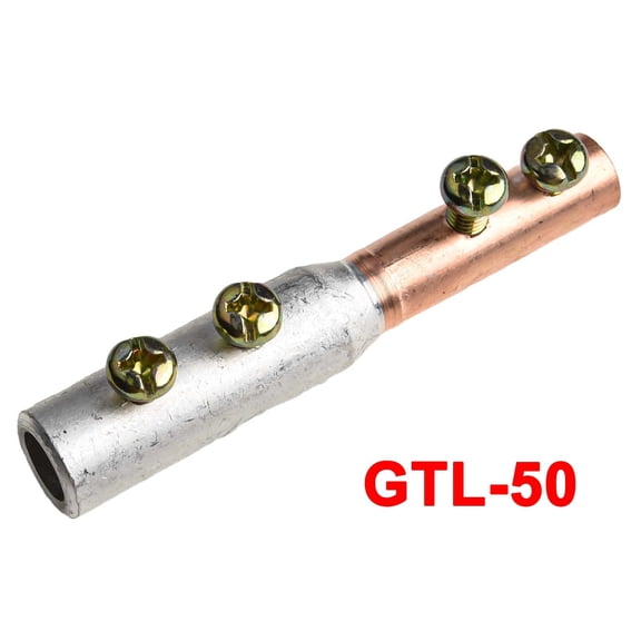 1Pc Gtl-16 Gtl-50 Copper-Aluminum Transition Joint Cable Connecting Pipe Replacement Electrical Testing Equipment Accessories
