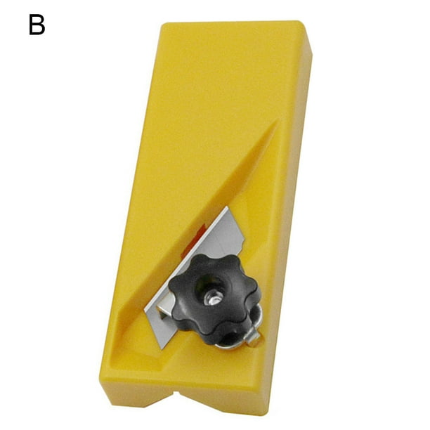 1Pc Gypsum Board Hand Plane ABS Engineering Plastic Plasterboard Planing Tool Flat Square Drywall Edge Chamfer Woodworking