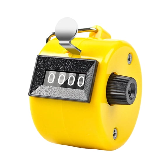 1Pc Handheld Mechanical Counter,4‑Digit Manual Reset Counters,Hand Tally Counter for Sports,Inventory Craft,Golf Sports Events,Stadium