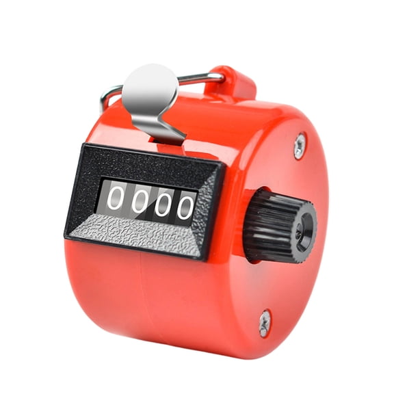 1Pc Handheld Mechanical Counter,4‑Digit Manual Reset Counters,Hand Tally Counter for Sports,Inventory Craft,Golf Sports Events,Stadium