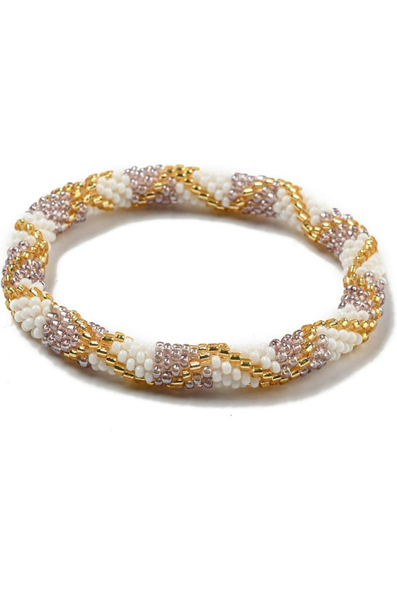 1Pc Handmade Glass Seed Beaded Stretch Bracelets DIY