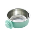 thumbnail image 1 of 1Pc Hanging Stainless Steel Pet Bowl, Adjustable Stand, Safe Wall-Mounted Food & Water Bowl For Cats & Dogs Small Size, 1 of 5