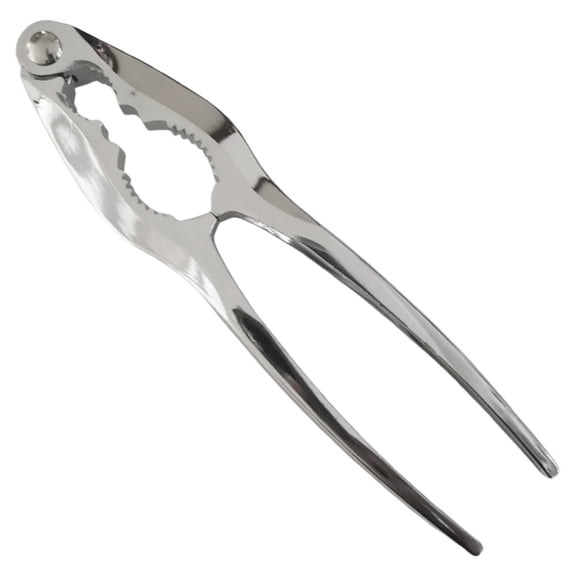 1Pc Heavy Duty Metal Crack Almond Walnut Hazel Filbert Nut Kitchen Nutcracker Sheller Clip Tool Clamp Plier Cracker Pecan Hazelnut,Shell Nutcracker Walnut Plier Seafood Cracker Nuts Opener Tool,L