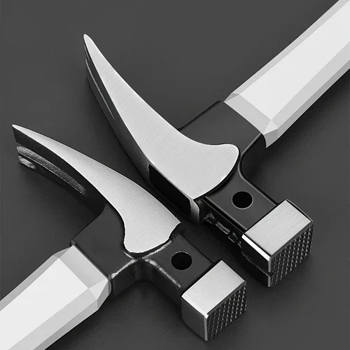 1Pc High Carbon Steel Versatile Hammer With Safety Nail Groove