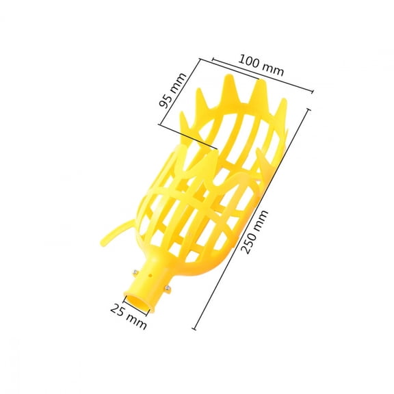 1Pc High-altitude Plastic Fruit Picking Tool Garden Orchard Field Basket Fruit Picker Head Apple Pear Peach Lemon Fruits Picking