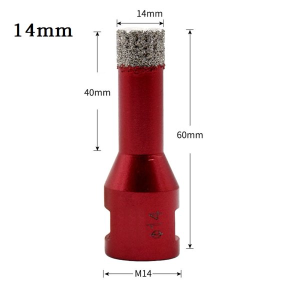 1Pc Hole Saw Dry Diamond Drill Bits 6-68mm M14 Thread Hole For Granite Tile Glass Ceramic Drilling Construction Tool Accessories