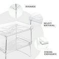 thumbnail image 1 of 1Pc Home Kitchen Seasoning Bottle Rack Multi-function Storage Rack (Transparent), 1 of 7