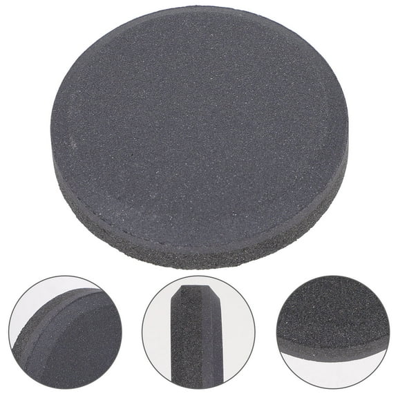 1Pc Home Sharpener Tool Round Double Sided Sharpening Stone with Durable Texture