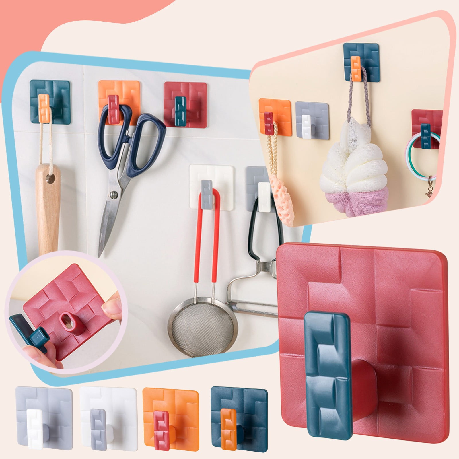 1Pc Hook Reduced Price! Command Hooks Eguiwyn Cute Holder Strong Holder