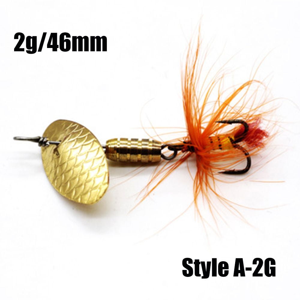 1Pc Hot Durable Sequins Treble Hook Spoon Spinner Fishing Lure