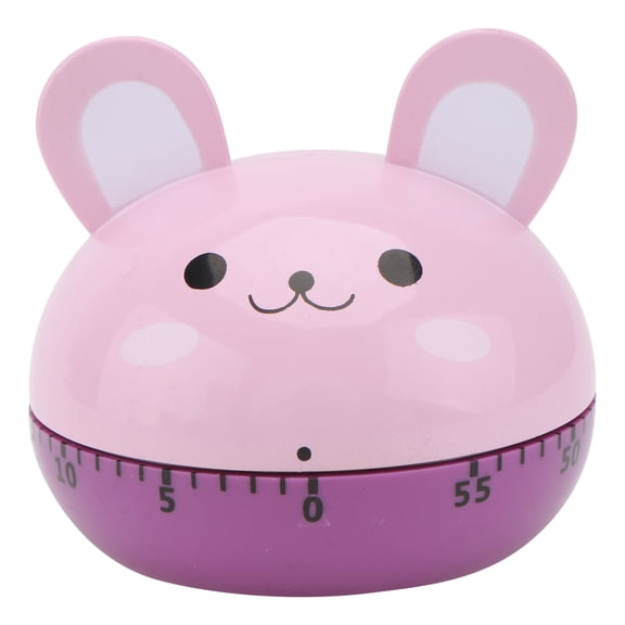 GARVALON Kitchen Timer Purple Animal Shape Practical Home Tool