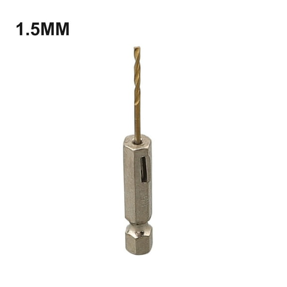 1Pc Hss High Speed Steel Coated Drill Bit 1/4 Hex Shank 1.5Mm-6.5Mm