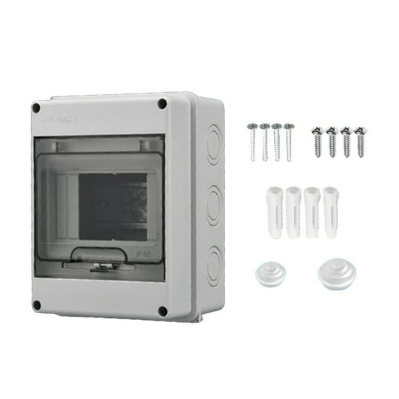 1Pc Ht Series Ip65 Waterproof Distribution Box Meter Box With Screws Suitable For Outdoor Use Easy Installation