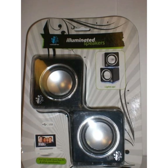 1Pc I-Concepts Usb Illuminated Speakers