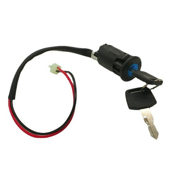 1Pc Ignition Key Switch Lock 2 Wire - Key Switch Starter Parts for Electric Trike and Scooter, Bikes
