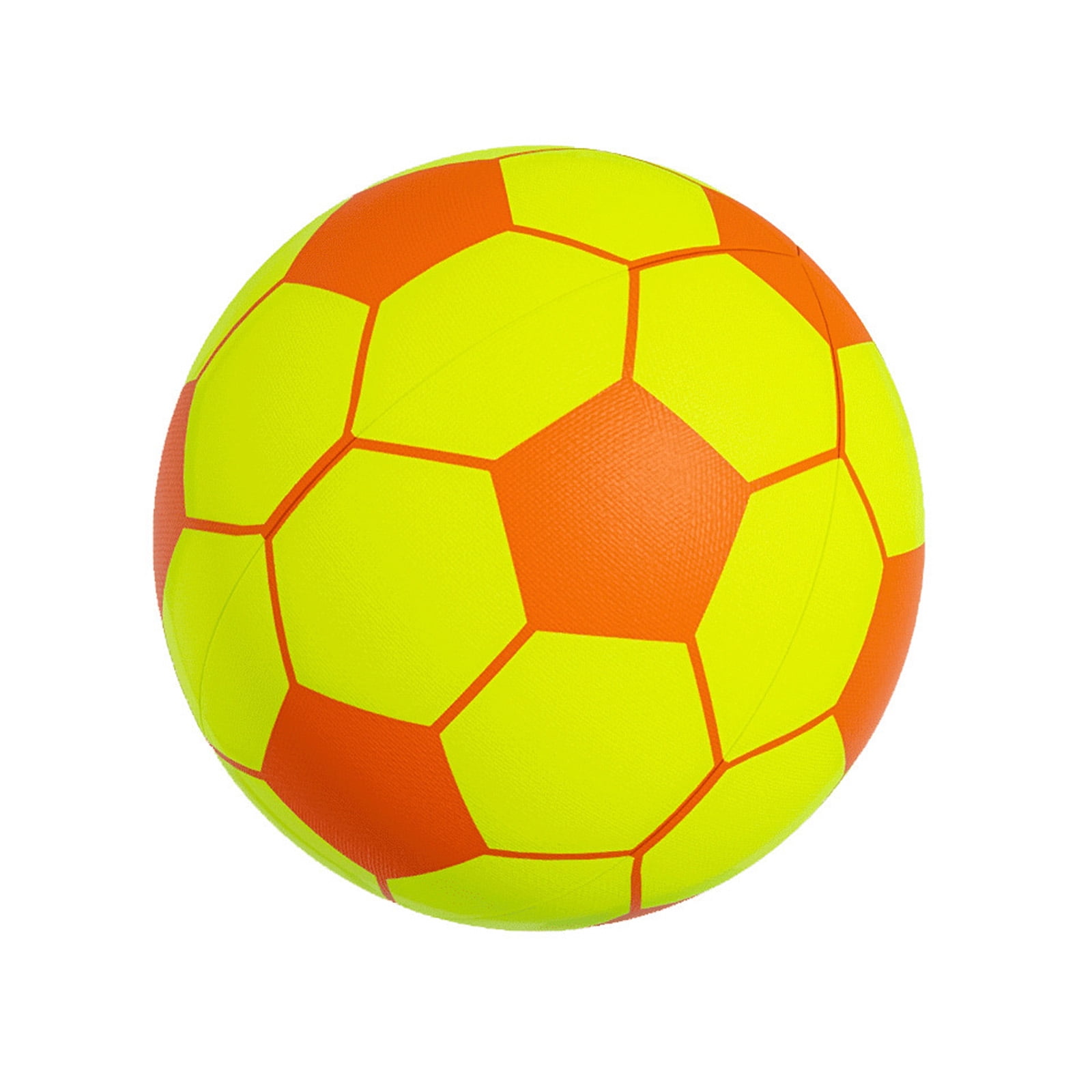 1Pc Indoor Kids Mute Football, 8.25Inch Fluorescent Red Quiet Soccer Ball For Playroom, Bedroom, Outdoor
