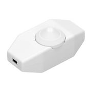 1Pc Inline Dimmer Switch, Full Range Rotary Lamp Switch, Cord Switch Replacement for Table Lamp, Floor Lamp, Pendant Light, Works with Dimmable LED, Incandescent, Halogen Bulbs