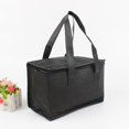 thumbnail image 1 of 1Pc Insulated Food Delivery Bag,Tote Lunch Bag,Large Capacity Reusable Warming Bag,Waterproof Leakproof Cooler Tote for Hot or Cold Food Delivery, Groceries,Travel,Shopping,11.02×5.5×6.69in,Black, 1 of 9