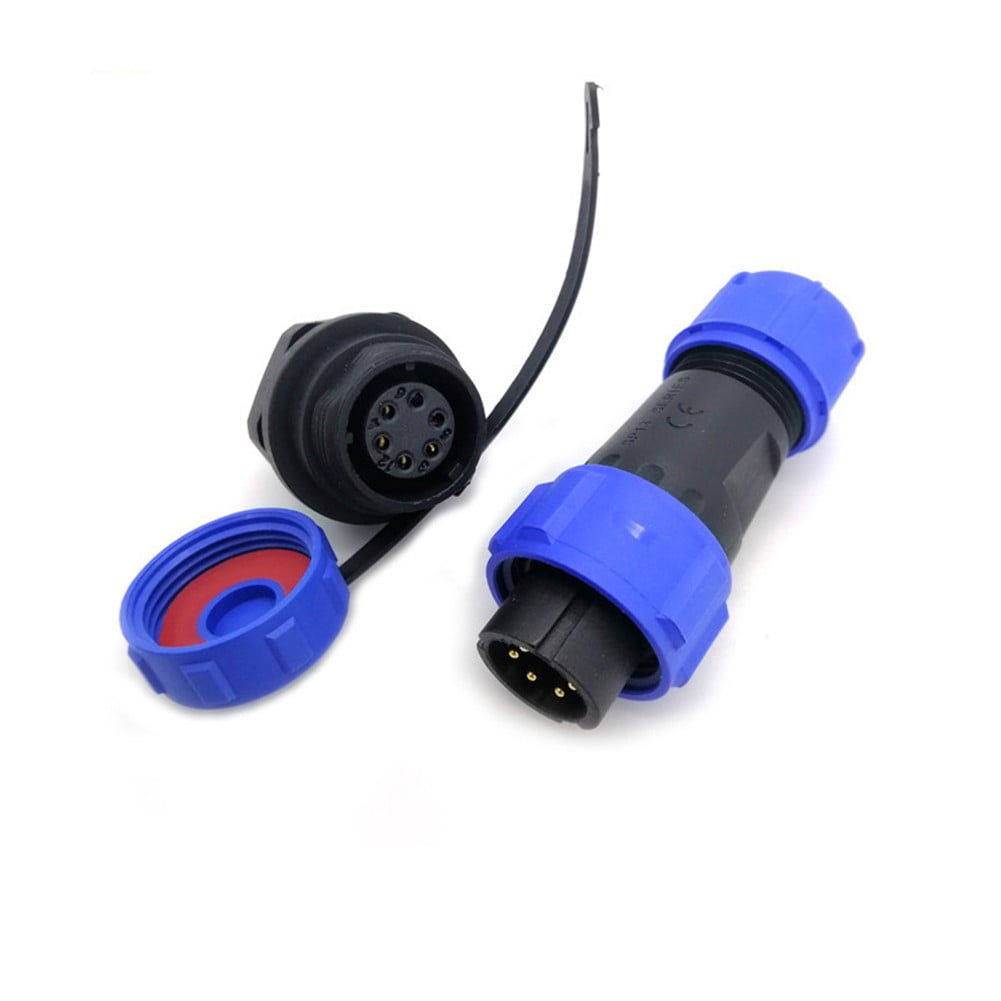 1Pc Ip68 Aviation Waterproof And Socket Inline Connector For Weipu 6 ...